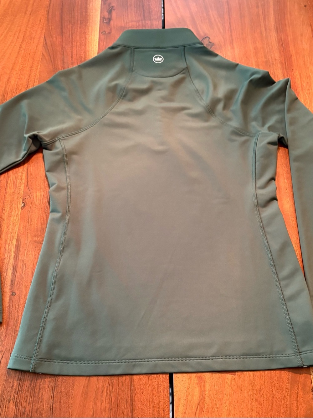 Peter Millar Green 1/4 zip women’s University of Miami size XS - Picture 5 of 6